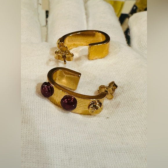 💎LOUIS VUITTON Chain Pierce Earrings Full Inclusion - Picture 13 of 17